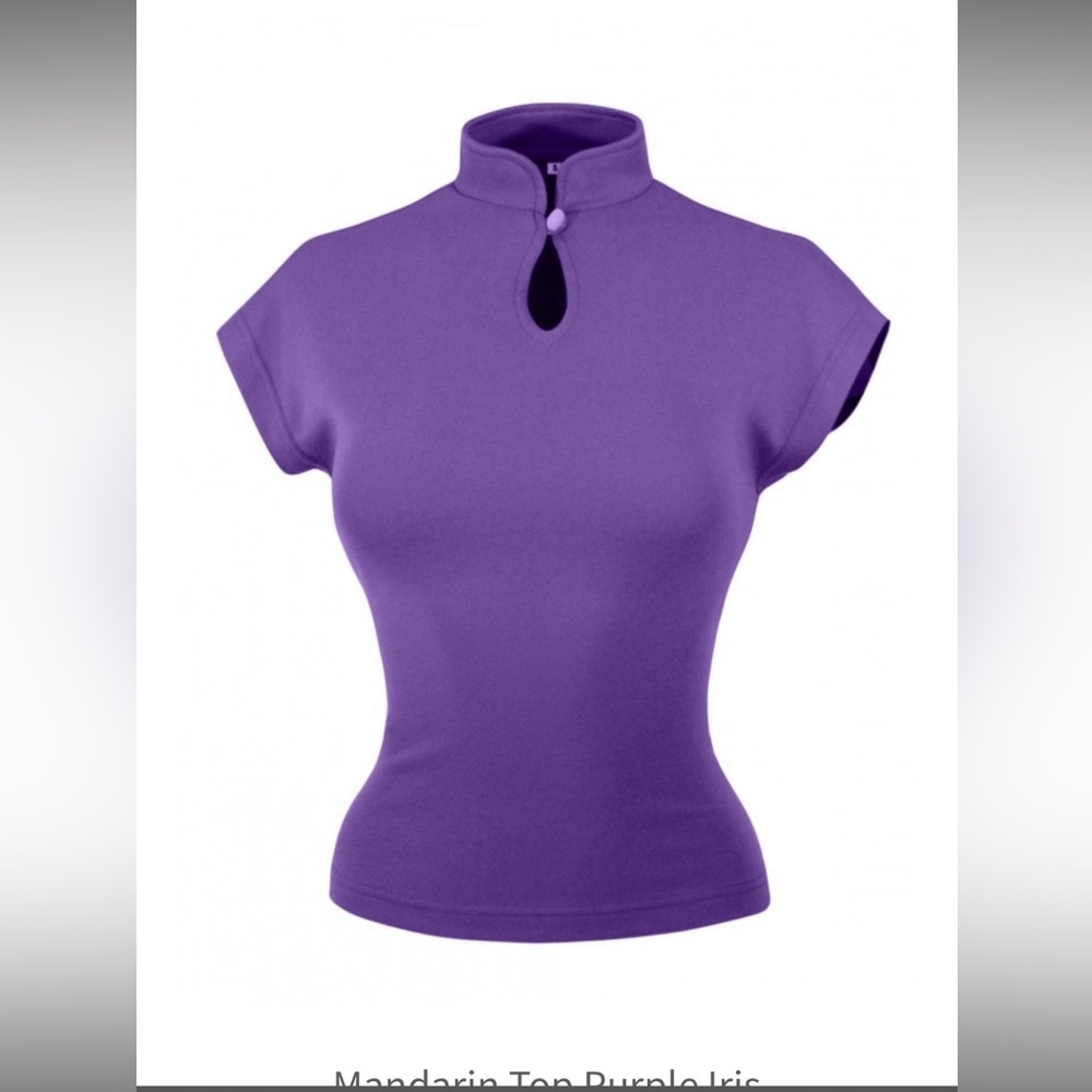 Vivien of Halloway purple top